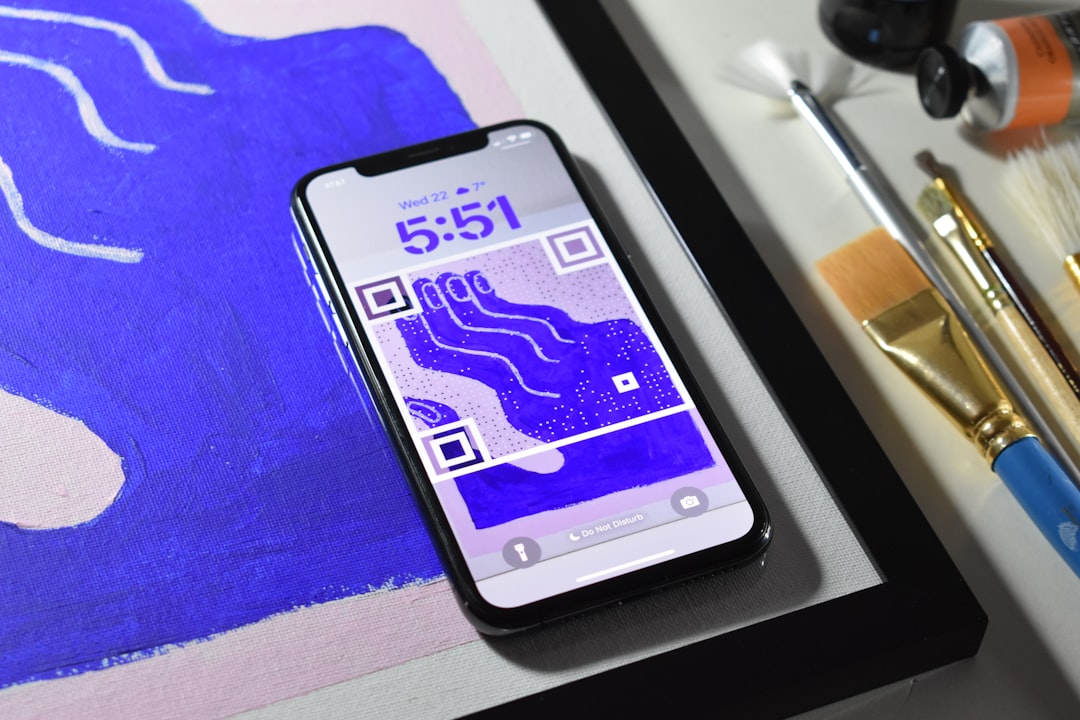 a cell phone sitting on top of a table