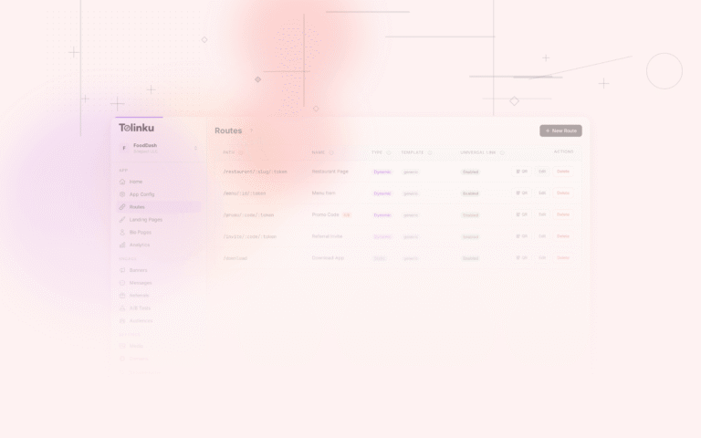 Tolinku e commerce deep linking dashboard screenshot for use cases blog posts