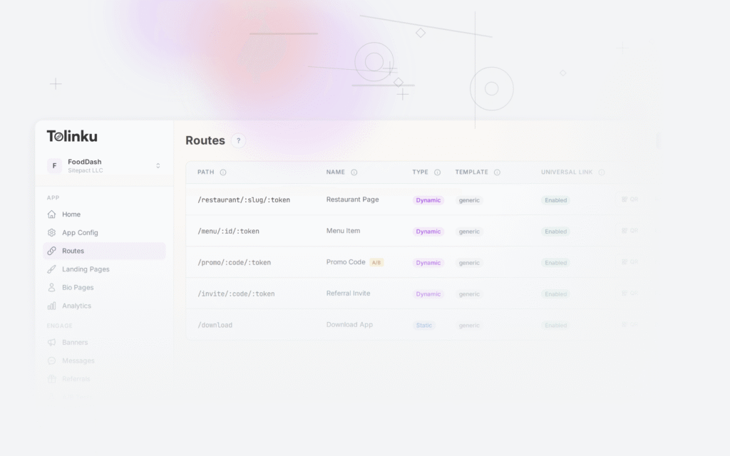 Tolinku migration guides dashboard screenshot for comparisons blog posts