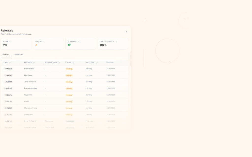 Tolinku referral programs dashboard screenshot for growth blog posts