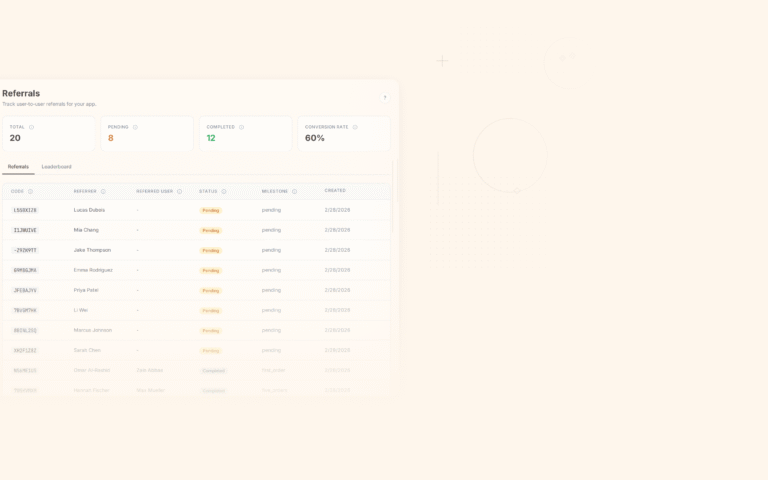 Tolinku referral programs dashboard screenshot for growth blog posts