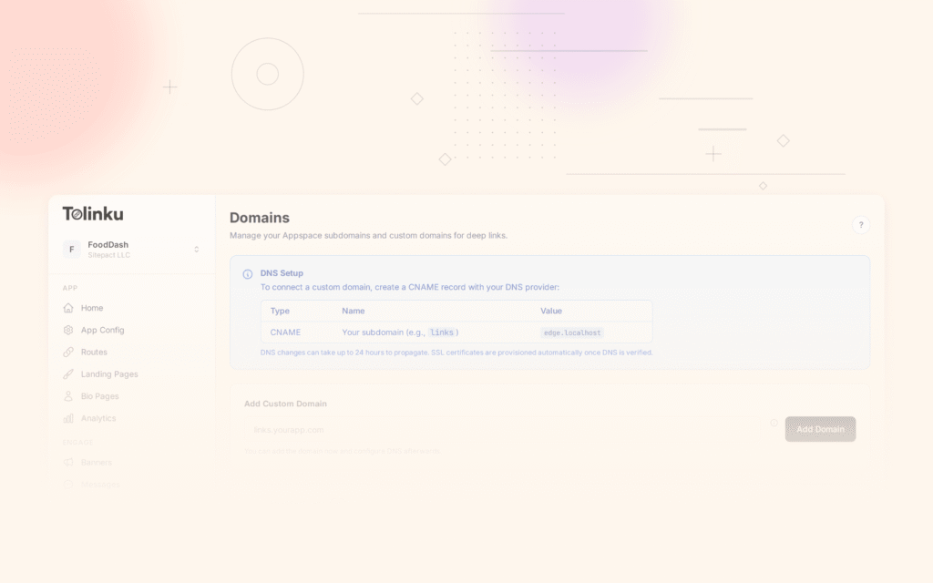 Tolinku seo app indexing dashboard screenshot for marketing blog posts