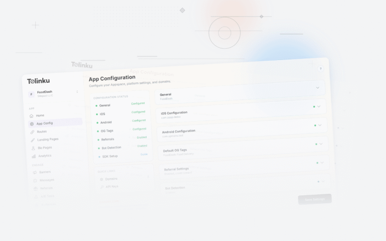 Tolinku seo app indexing dashboard screenshot for marketing blog posts