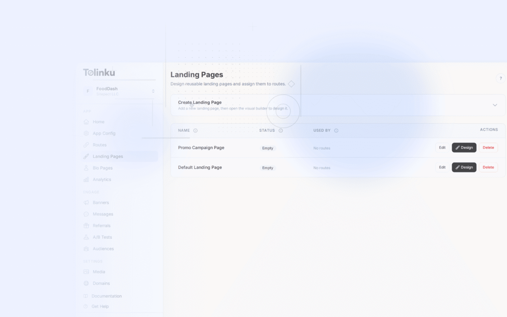 Tolinku seo app indexing dashboard screenshot for marketing blog posts