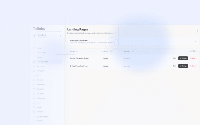 Tolinku seo app indexing dashboard screenshot for marketing blog posts